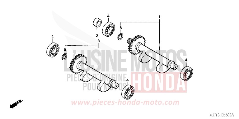 BALANCER for Silver Wing FORCE SILVER METALLIC (NH411) from 2003